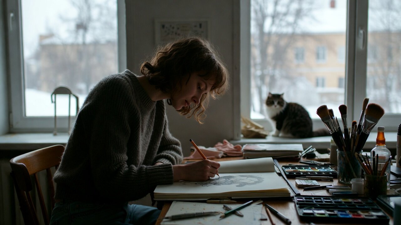 Простые упражнения для рисования Простые упражнения для рисования