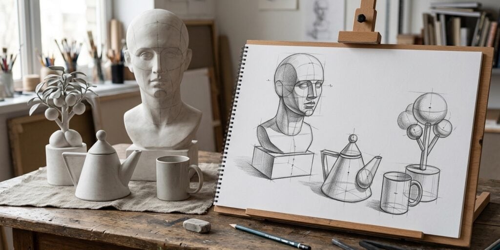 Геометрические формы в рисунке