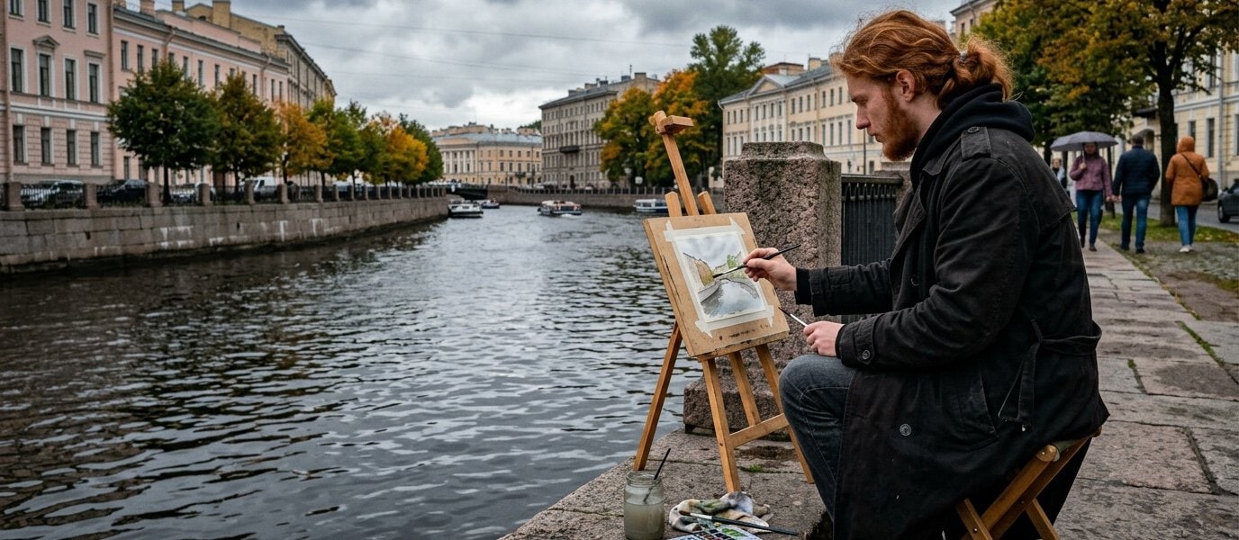 Ранняя осень в Петербурге — идеальное время для первых этюдных проб